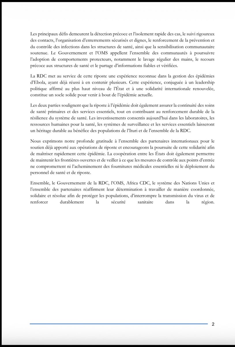 Ministère de la Communication et Médias/RDC tweet media