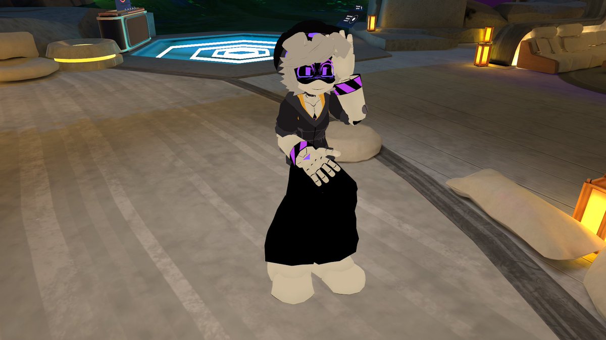 redfoxy24_SDBI's tweet photo. been up playing Vrchat & finally finds the #mdpanicau room then finds the avatar models! and I’m right now over here up at 11pm, but ik how to use the camera in vrc instead of taking a screenshots now and I’m still learning it^^ Anyways goodnight my Biscuit & Bitez✨ https://t.co/6r1FdugyBL