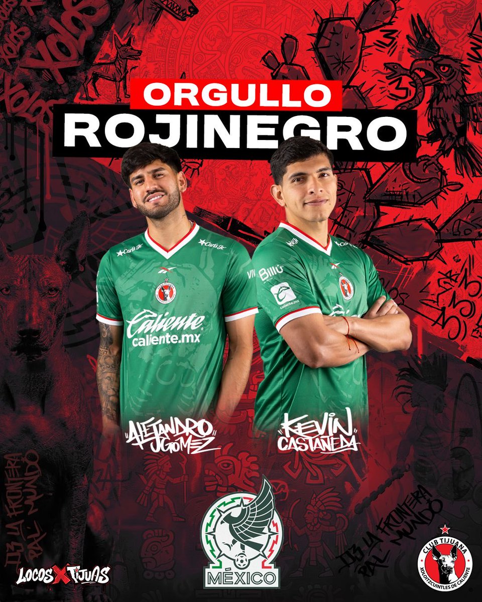 Xolos's tweet photo. El esfuerzo que realizaron durante estas semanas por su país nos llena de orgullo a todos en la familia Xoloitzcuintle.

¡Todo trabajo tiene recompensa! ¡Son nuestro orgullo, Kevin y 'Pue'! https://t.co/vxUBgDXzxl
