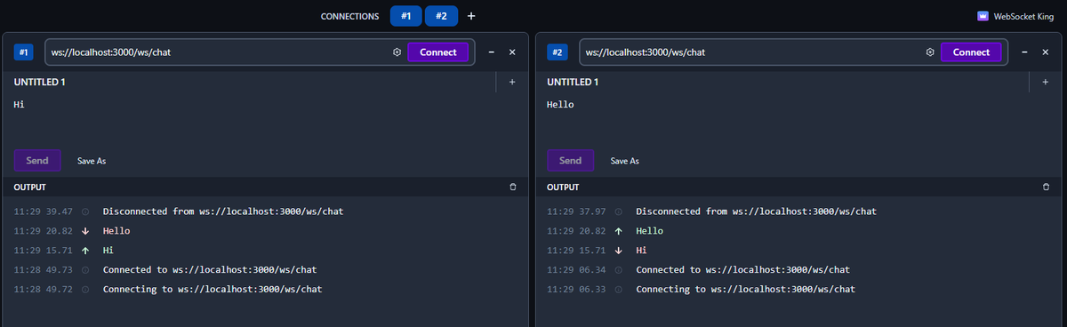 bjbnframework's tweet photo. Update : @bejibun/core v0.4.22

WebSocket Controller Enhancements

To simplify connection management and enable more advanced real-time features, the current WebSocket client instance is now automatically passed to controller methods.

This allows handlers to :
- Access the active client connection directly
- Identify the sender without performing additional lookups
- Broadcast messages more efficiently
- Build room, presence, and private messaging systems with less boilerplate

https://t.co/HnJq0ZH9iR