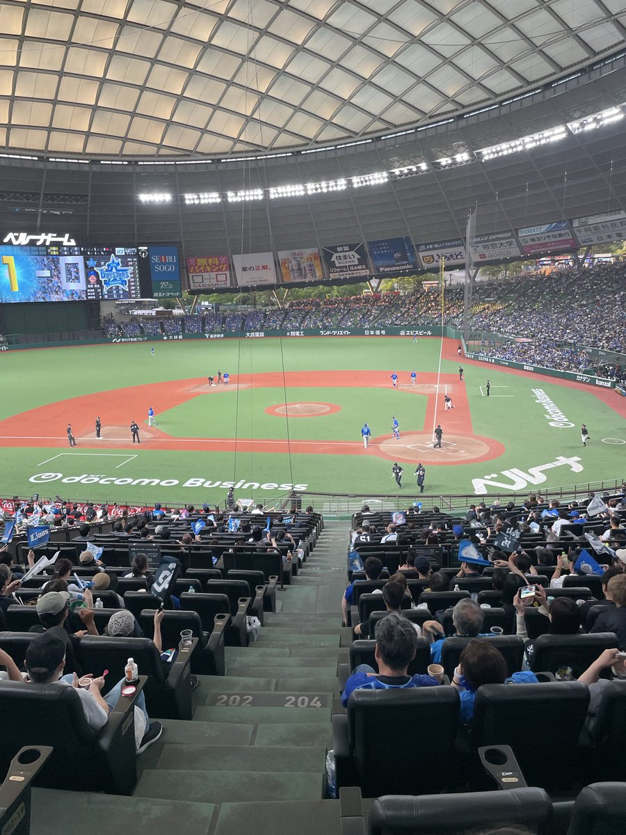 Tanaka2000's tweet photo. ㊗️単独首位！ベルナールドーム https://t.co/Ok33FZFlI6