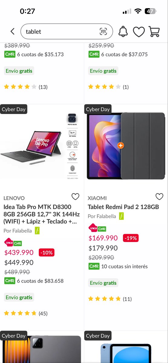 williamjpuga's tweet photo. Ya empezaron las ofertas fantasma del Cyber Day.
@FalabellaAyuda #falabellachile #Cyberday https://t.co/wavar47csX