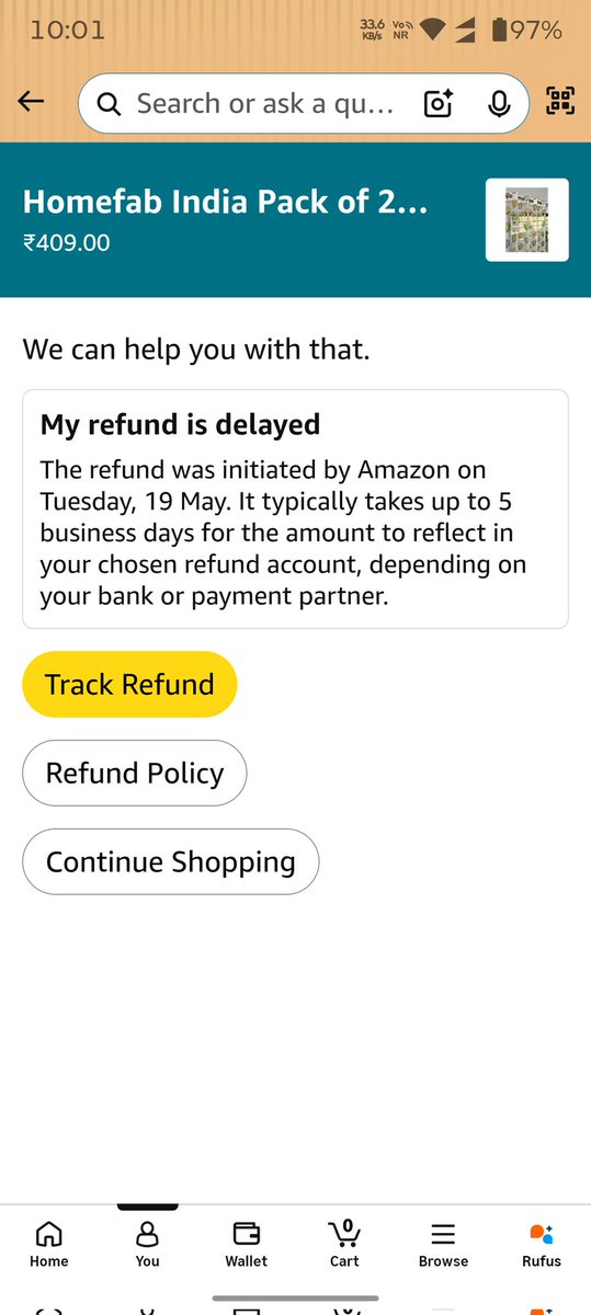 LChauhan07's tweet photo. @AmazonHelp How to contact customer service as automated chatbot not allowing me to reach to the customer service representatives https://t.co/McZV03xoM0