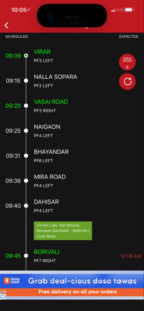 raulashish's tweet photo. Have some mercy @WesternRly The delays are beyond comprehension now. We don’t even expect you to regret delays https://t.co/TwASmQlMQE