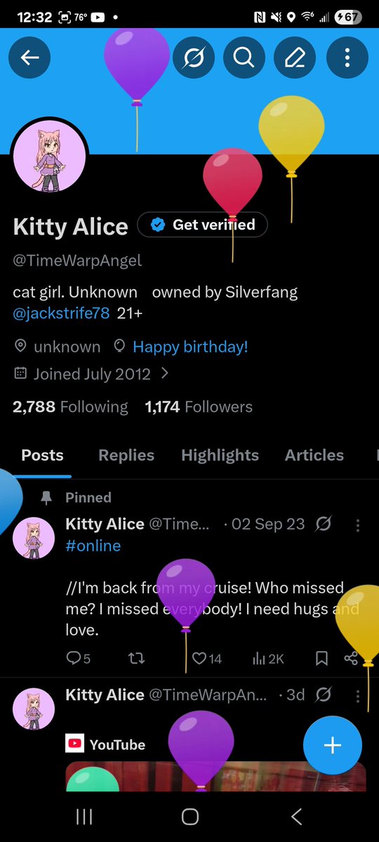 TimeWarpAngel's tweet photo. Happy birthday to me! https://t.co/61Nr7zKd25