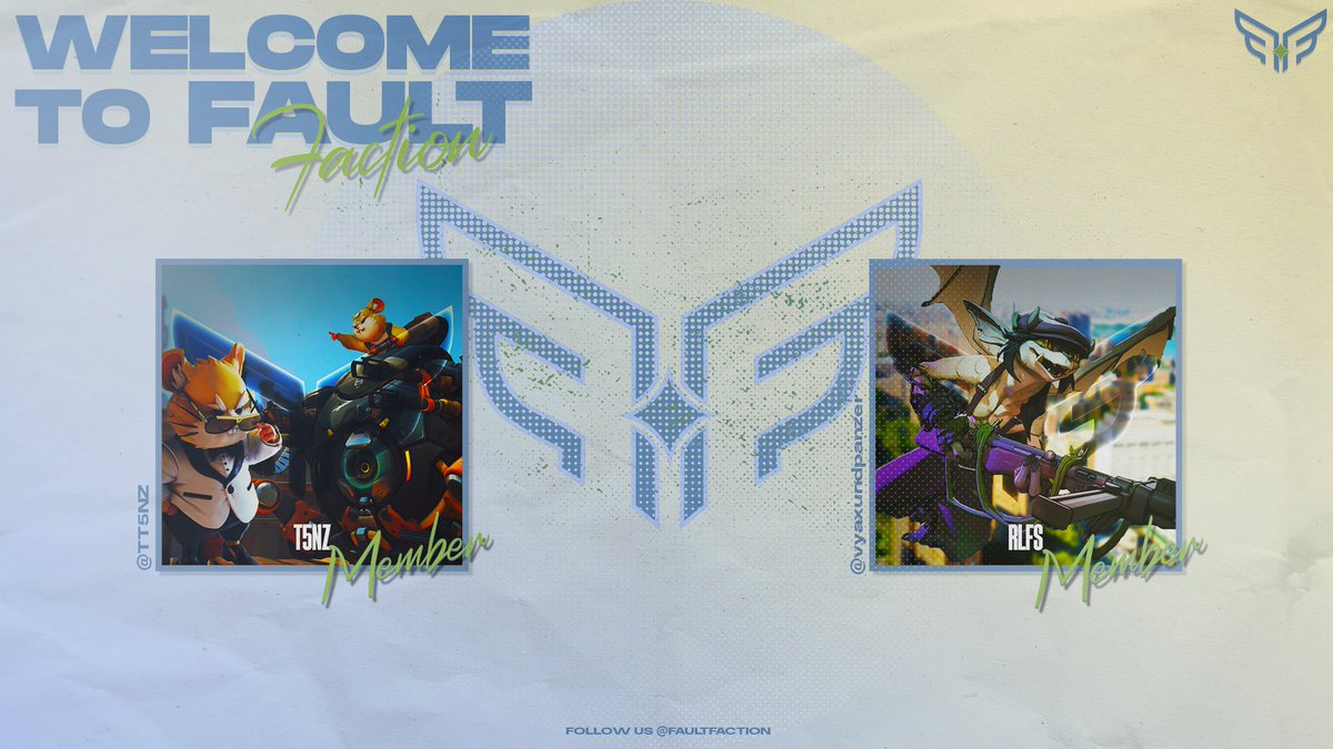 FaultFaction's tweet photo. A big welcome to Fault Faction's newest members 😎

@vyaxundpanzer @TT5NZ https://t.co/HVkEzn1Dk2
