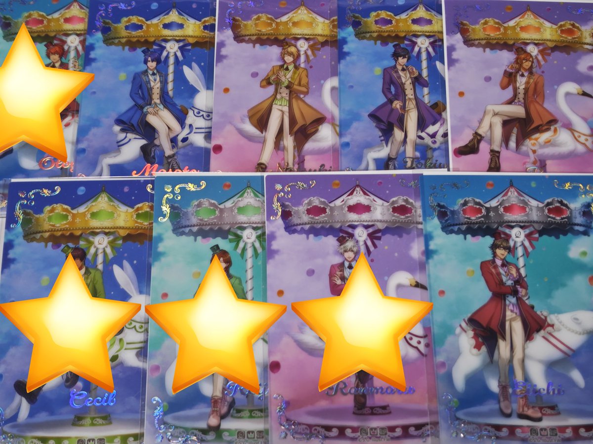 3BDolce's tweet photo. 【交換】うたプリ WL WONDER LAND ワンダーランド クリアカード

譲) 真斗 ☆那月 トキヤ レン 瑛一

求) 翔 > 藍 > ☆ナギ

纏めての方優先
☆は☆のみ
カルライ物販19日 or 20日カルライ or 郵送

検索からもお気軽にお声がけ下さい https://t.co/yjmRlaX2ds