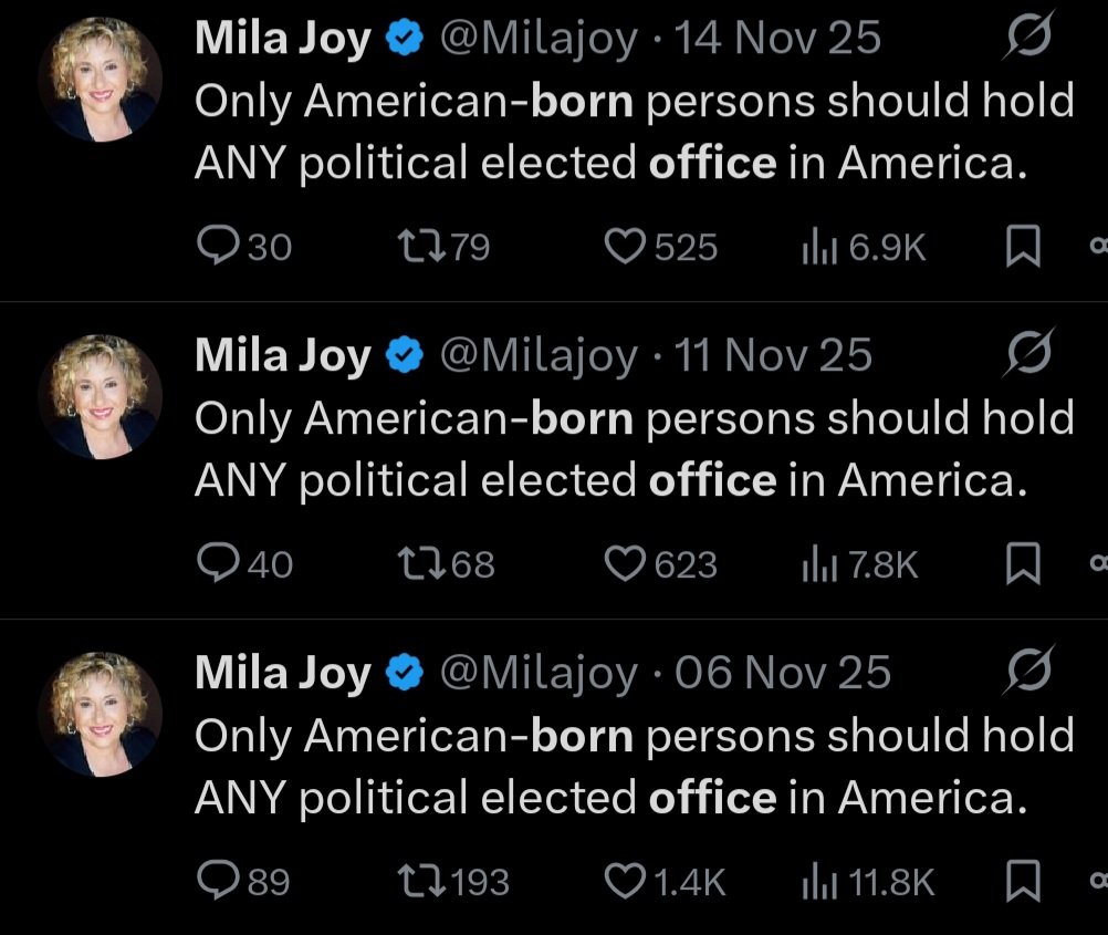 stjohnjohn's tweet photo. @Milajoy @SteveHiltonx Mila Joy's (@Milajoy) personal message to California voters: Don't vote for Steve Hilton. https://t.co/hzxyyxT1nQ