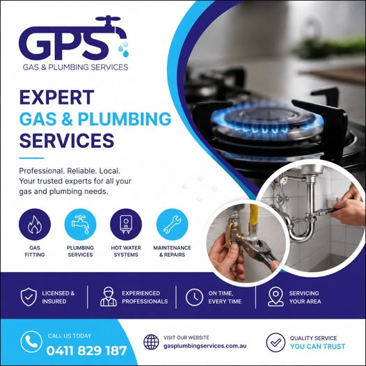 GPSPlumbService's tweet photo. 🚿🔥 Gas issue, leaking tap, or no hot water? GPS Gas Plumbing Services is here to help!
 🔧 Fast, reliable plumbing and gas solutions from licensed professionals you can trust. 👨‍🔧✨

📞 0411 829 187
🌐 https://t.co/FYTrDEWLKA

#GPSGasPlumbing #PlumbingServices #GasFitting https://t.co/DjDesWKn8Y
