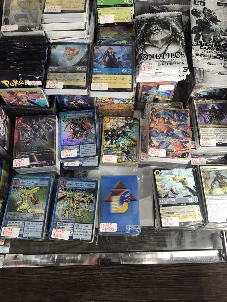 ☆2D228ケースに入荷しました！！ ポケモンカード ワンピースカード