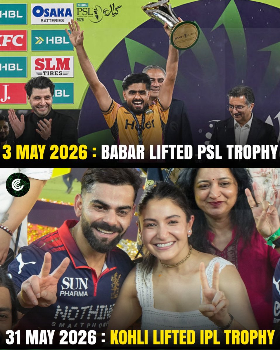 cric_green_9's tweet photo. What A Month For Babar And Kohli Fans ❤🩶

#viratkohli #cricket #BabarAzam #rcbfans #ipl20206 https://t.co/FV62ZvCZLr