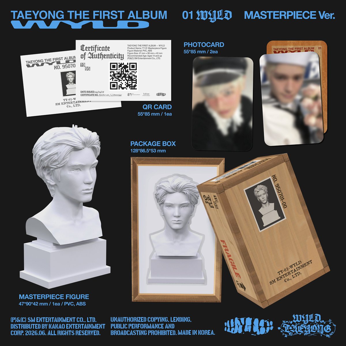 TRIPLEJ520's tweet photo. เปิดพรีอัลบั้ม TAEYONG 【WYLD - The 1st Album】  — MASTERPIECE Ver. ส่งกลับแอร์ ✈️

♡ อัลบั้มละ 1360 บาท ส่งฟรี ems
— มัดจำ 860 บาท ส่วนที่เหลือจ่ายตอนเว็บส่งของ

💌 สั่งซื้อทาง dm ค่ะ (ตอบช้ารบกวนเมนชั่น)

#TAEYONG_WYLD #ตลาดนัดทยงพือ
#ตลาดนัดnct https://t.co/qNuwTkRCnT