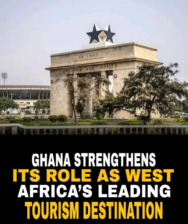 HomeAfricaa's tweet photo. Ghana🇬🇭 has become the most visited country in West Africa, welcoming over 1.9 million international tourists each year. Known for its rich history, vibrant culture, music, food, and attractions like Cape Coast Castle and Kakum National Park, it continues to grow as a top African travel destination.