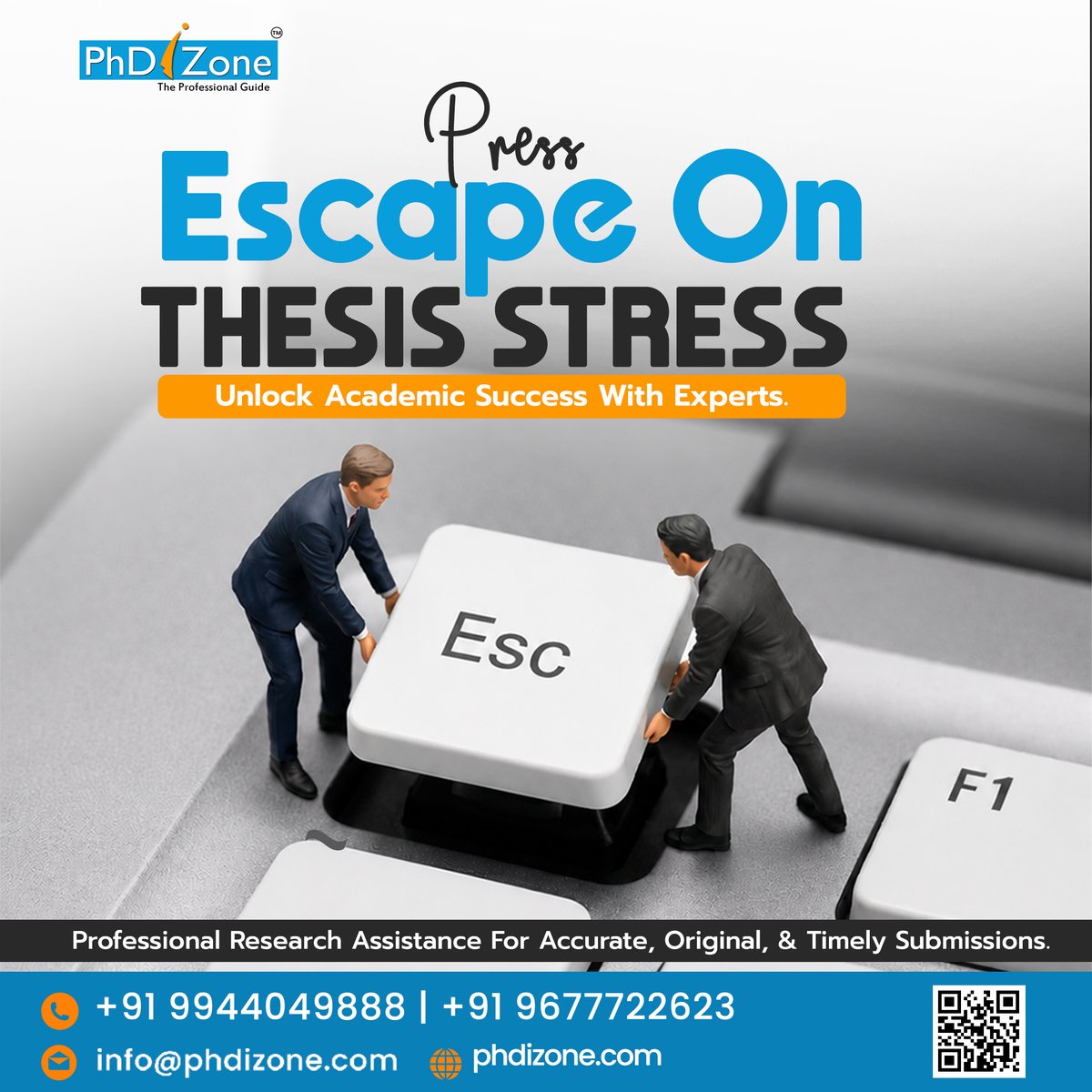 PHDIZONE1's tweet photo. 🏃💨 Escape Thesis Stress with Expert Support 🤝📝

#PhDiZone #thesiswriting #researchguidance #phdassistance #academicwriting #researchsupport #editingservices #formattingservices #plagiarismcheck #dissertationwriting #literaturereview #journalpublication #paperpublication https://t.co/hBwl36mIv5