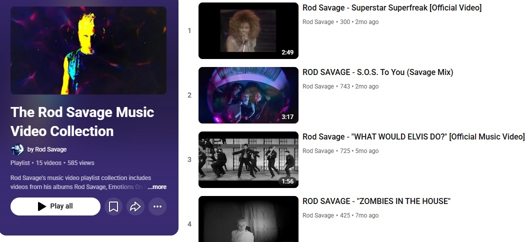 RodSavage13's tweet photo. THE ROD SAVAGE MUSIC VIDEO COLLECTION 🖤https://t.co/BSa0aJnBul https://t.co/7nu4VTo2eO