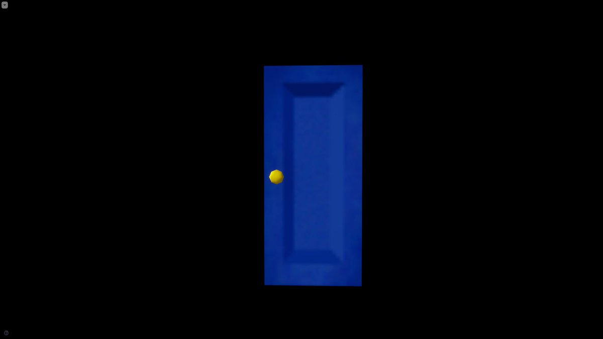 zeroandrogynous's tweet photo. door model - dream64 #lowpoly #b3d #n64 https://t.co/leHLmcu55p