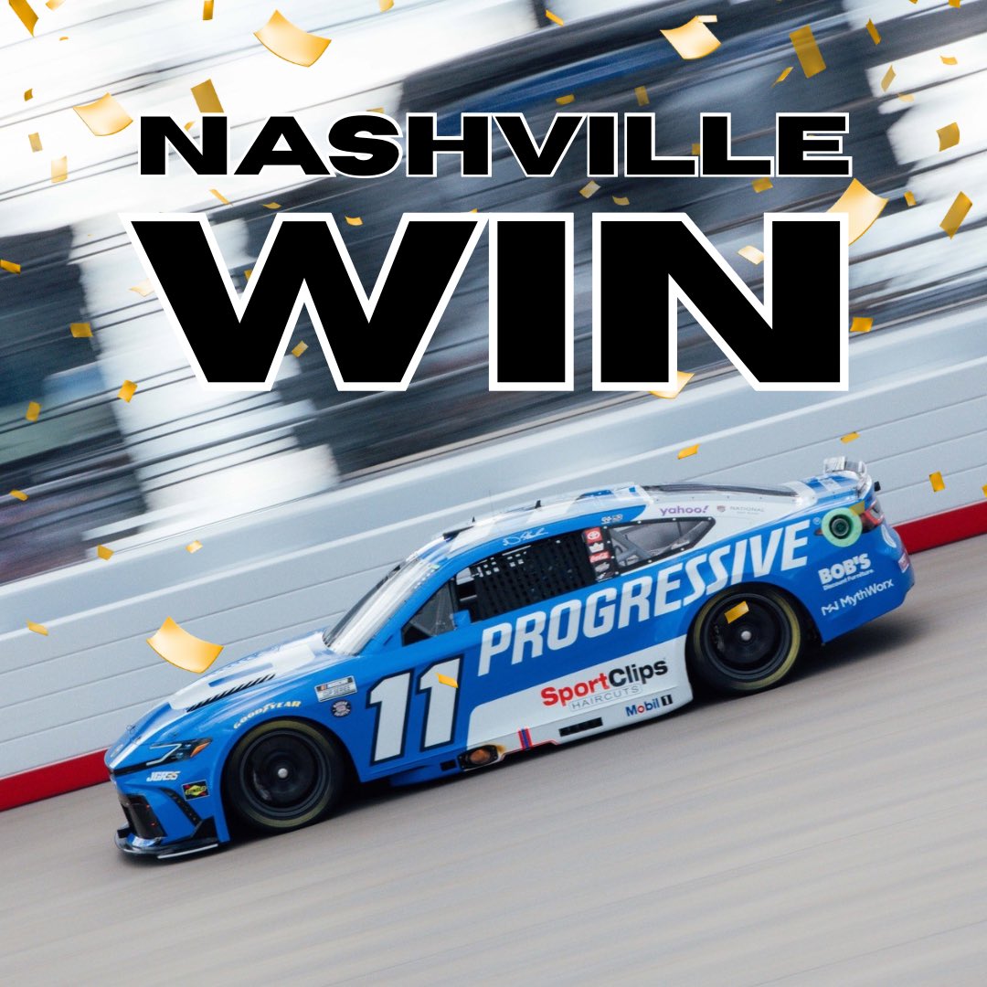 DHamlinStore's tweet photo. Big win under the 🔆 at music city 🎸!

Shop race win gear now at https://t.co/kl7G3amqw8 https://t.co/pcbHOnS1Uv