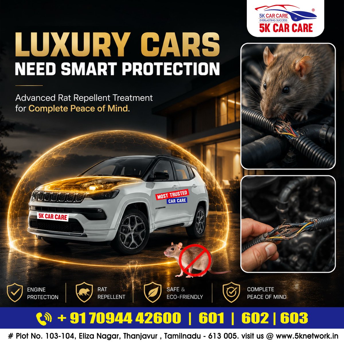 5kCar's tweet photo. 5k Car Care Thanjavur !! #5kcarcare #5k #carcaretips #autodetailingworld #ceramiccarwash #ceramiccarcoating #carwash #bestwash #5kcarcarethanjavur #carwashservice #Thanjavur #ThanjavurCarCare #tn49 #Audi #BMW #Toyota https://t.co/NOm5knpLSV