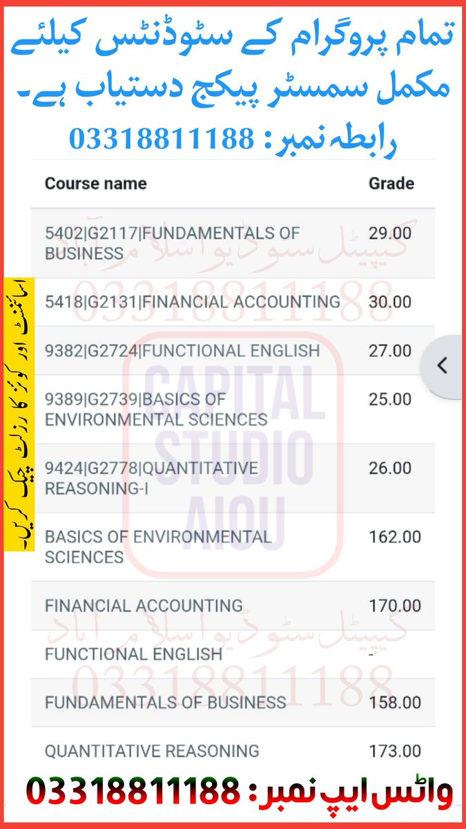 CapitalStudio_'s tweet photo. 🎓 Complete Semester Package Booking Open

اپنا Complete Semester Package آج ہی بک کروائیں اور سمسٹر کی تمام ضروری تعلیمی خدمات ایک ہی جگہ سے حاصل کریں۔ ✅

📌 Limited Seats Available
📌 Early Booking Recommended

📲 WhatsApp Now: 03318811188

CAPITAL STUDIO AIOU https://t.co/rfqzjv2oVX