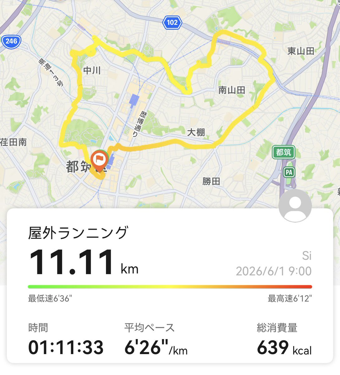 sicyan_sicyan's tweet photo. 今朝は都筑緑道をポッキーラン🏃♪

2週間後の飛騨高山ウルトラに向けて、
今週は多くとも10km程のランに抑え、
ピーキングに進めます❤️‍🩹

ランチはセンター南に新しくオープンした猿田彦珈琲☕️
優しい味わいでした✨

#cloudsurfer2 https://t.co/iZFoW2nGdY