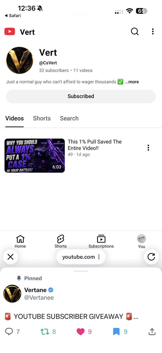 andrellc19's tweet photo. @Vertanee DONE ✅ 

#Giveaway #YouTubeGiveaway #CashGiveaway #Gaming #CS2 #DATDrop #CounterStrike #CSGOGambling #Vertane #YouTubeGrowth https://t.co/8HuN6eTWHt
