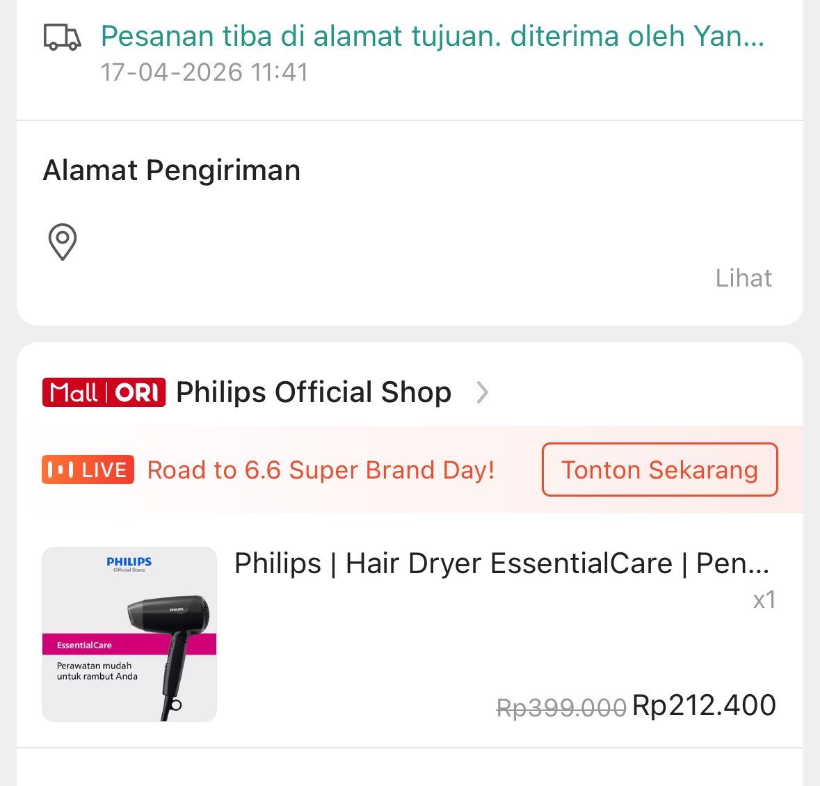 zzzzaefna's tweet photo. wts - want to sell 

hairdryer philips 190k
baru dipake 2 kali
splitpay only, kalo mau full co oren ada admin 20%

Dom lampung 
bisa co oren
#zonauangㅤ #wts dijual https://t.co/4i8sP6bYc0