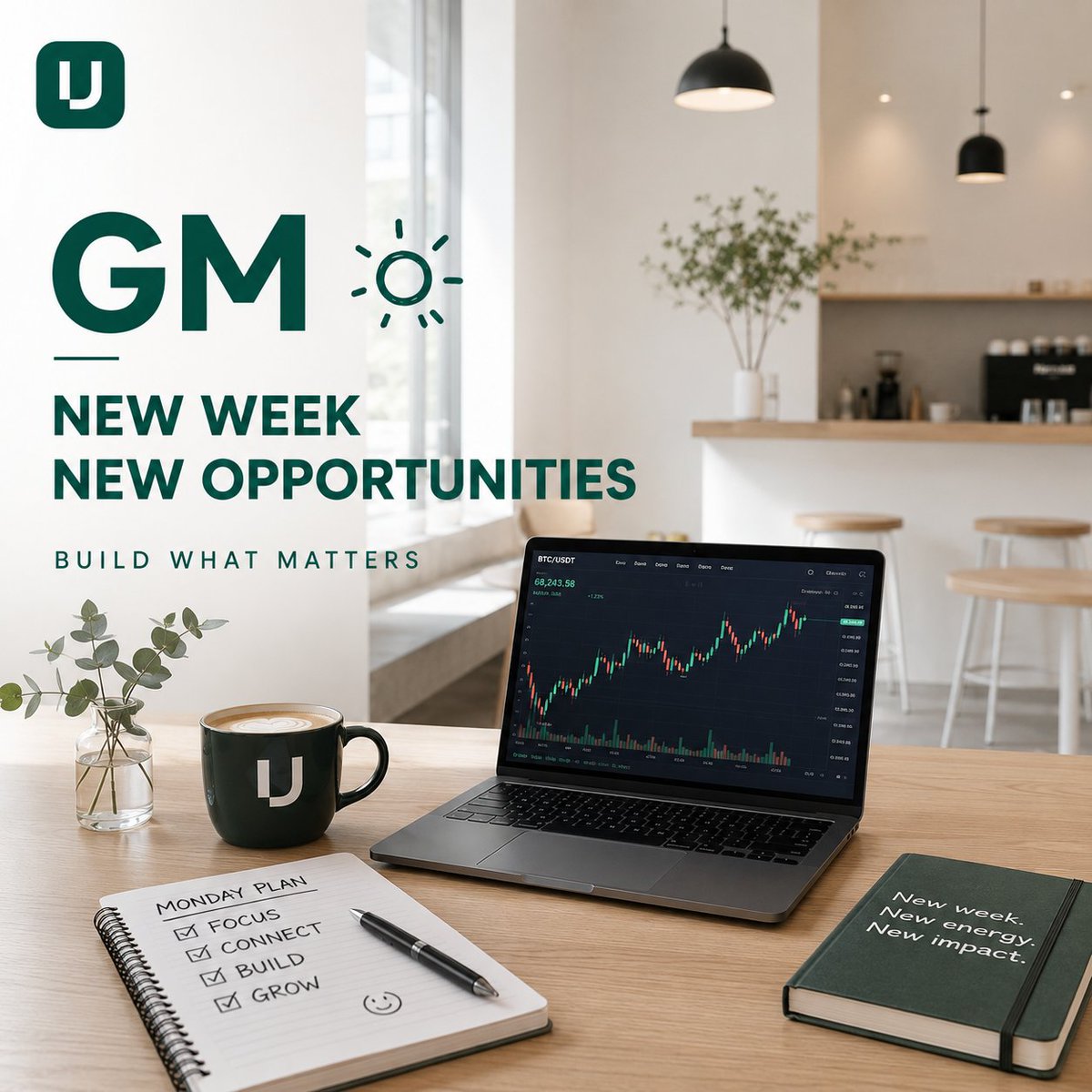 Uwork_Office's tweet photo. GM ☀️

A new week.
New opportunities.
New connections.
The next great project is looking for the right builder.
The next great builder is looking for the right opportunity.
Maybe this week is where they meet.

Start strong.
Build boldly.
#GM #UWORK #Web3Jobs #BuildInWeb3 https://t.co/WIIloeGV3H