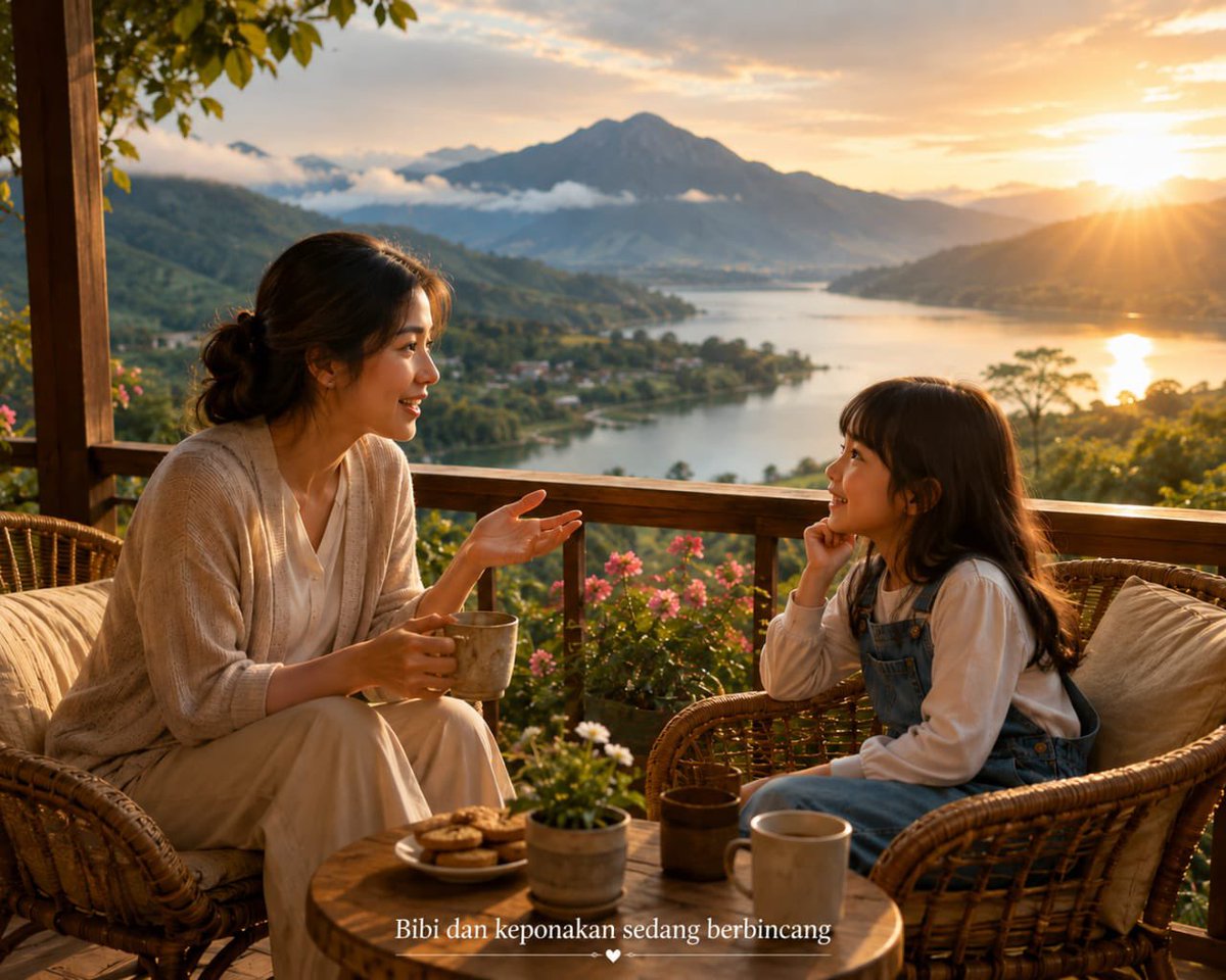 Celinenesia's tweet photo. Just to talk to my aunt, she said if she can live longer she want live more than 2000 years 😩

“Come on aunty, 2000 years already too long how can you want more, until when?😒 telenovela gangster story not exciting anymore tbh”

btw the view so pretty from veranda ❤️ https://t.co/TMgM1nQM8p