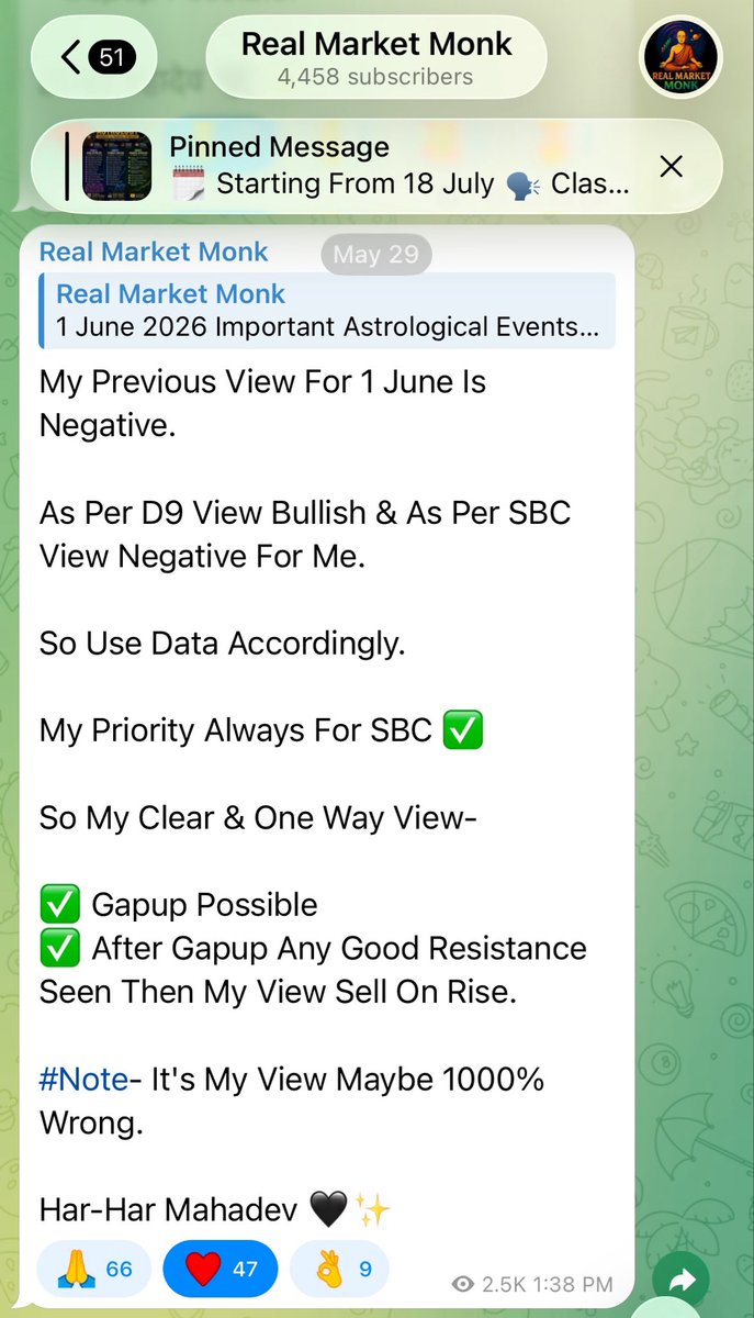 TheVedant108's tweet photo. I Hope Our #FinancialAstrological View Helped You ✨

Har-Har Mahadev 🖤✨

#FinancialAstrology https://t.co/cEKnQrkDNM
