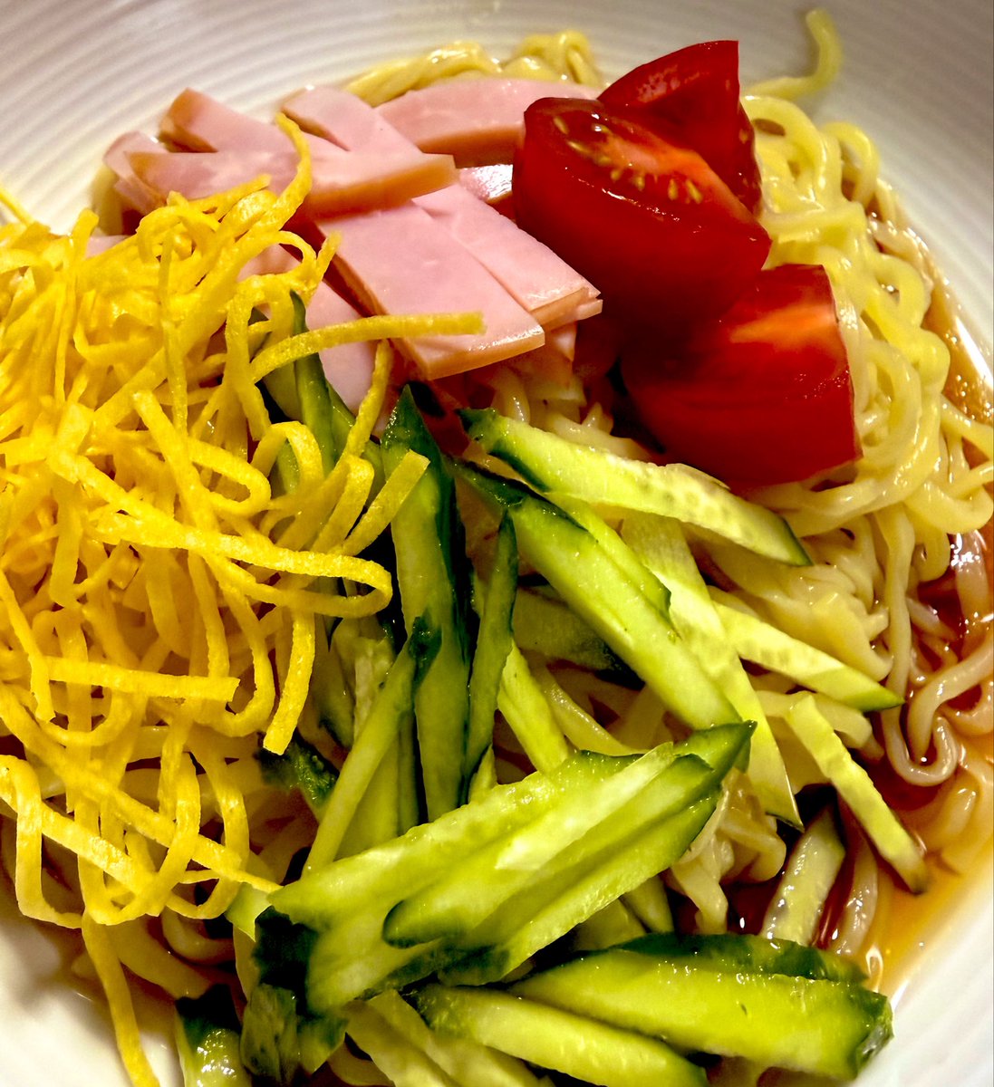 PriPrico's tweet photo. 昨日の片付けやらなんやらして、嵐のBlu-rayとフォトブックを予約！！

無性に食べたくなった冷やし中華をいただきます！

こんぷりわ😊 https://t.co/JkwEQ3mE4X