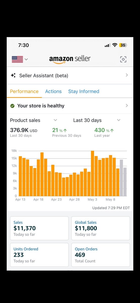 joeypraete's tweet photo. From packing FBM orders out of my bedroom in 2024.

To two years later doing $375k in my last 30d on Amazon.

Where I operate fully remote - never touching product, with a team of 5 VA's, and 400% growth compared to 2025.

Amazon Online Arbitrage changed my life. 

Scalable systems, team building, and long-term thinking changed my trajectory.

Now I'm teaching others my same model, whether you are starting out or scaling your own Arbitrage business.

Comment or DM “OA” and I’ll send the details.