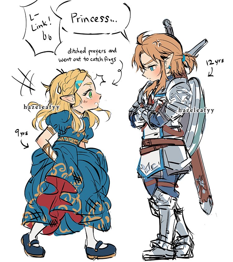hazeleafyy's tweet photo. little princess and her guard

what if #zelink met as kids 🥺 https://t.co/ecbL6jMWuX