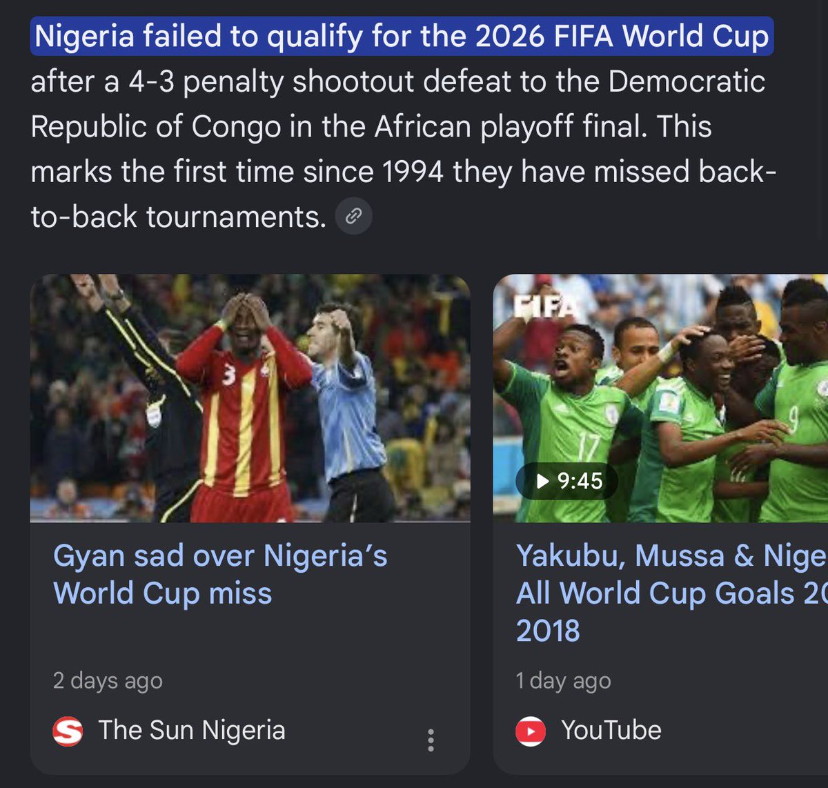 DatDudeGG's tweet photo. @Wharrlay @433 Highly doubt bro the US is playing at the World Cup 2026, when is Nigeria’s World Cup for the 2026 World Cup?????? https://t.co/32JSKXCr6b