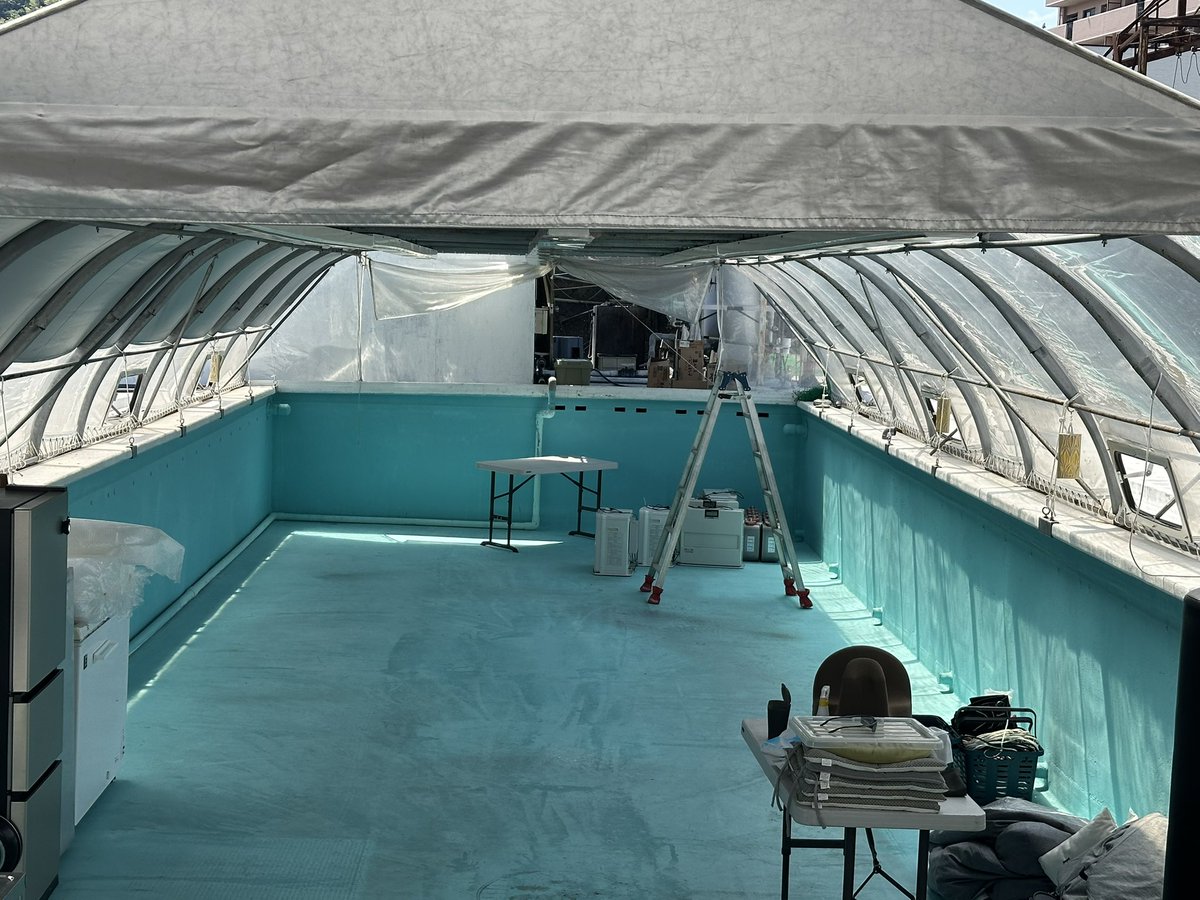 wj1091's tweet photo. 越冬小屋撤収 https://t.co/Z3LPMi0dPD