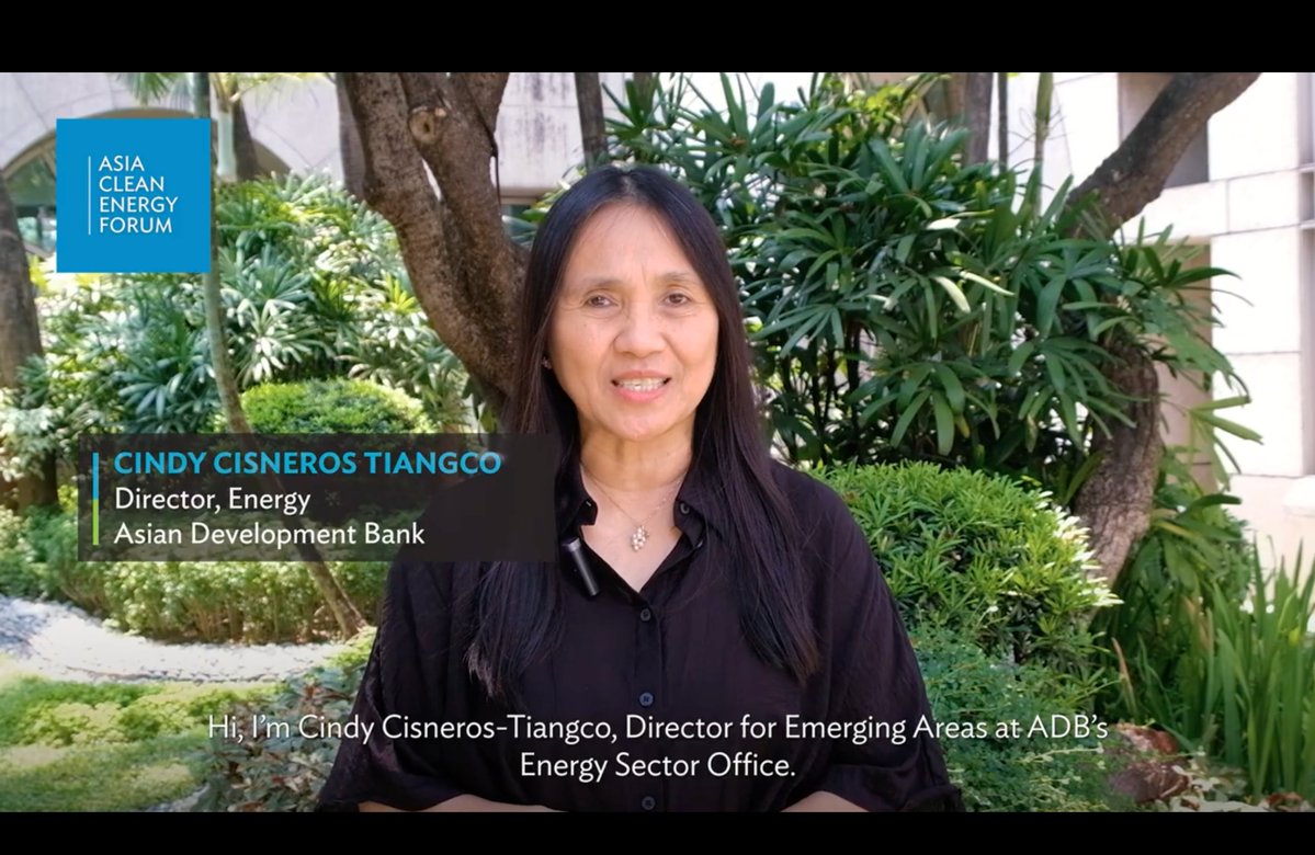 ACEF_Forum's tweet photo. Watch Cindy Cisneros-Tiangco, Director, Energy,  @ADB_HQ , invite participants to join ACEF 2026 to explore how countries can meet rising digital demand while advancing decarbonization.
https://t.co/oXV1Ohf4qm
Register at: https://t.co/rm5lLA39Ru https://t.co/MoLD9HMf6o