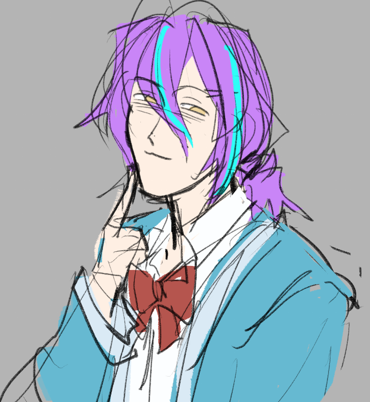 kanadeyoisak0's tweet photo. i think femrui woud look something like this. ponytail. yay. https://t.co/g9CFTnvtwG