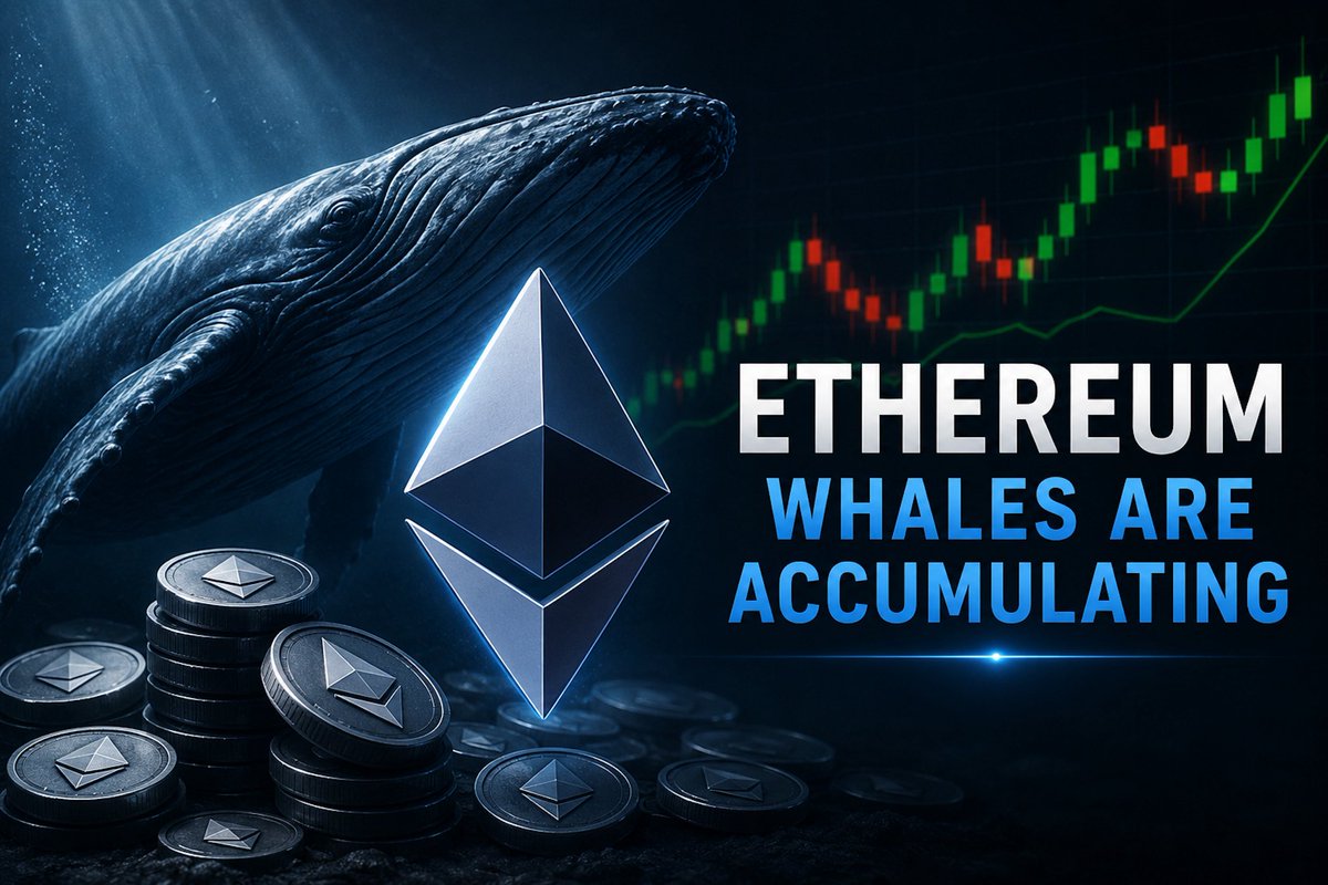 Kryp_Toon's tweet photo. 🤗 Good Morning Everyone 🤗

🚨 Ethereum whale activity is drawing attention as large holders continue accumulating despite recent market weakness.

Recent on-chain data shows wallets holding at least 100,000 ETH have increased their holdings to a 10-week high, collectively controlling more than 22% of Ethereum’s circulating supply. Reports suggest over $2 billion worth of ETH was added during a period when market sentiment remained cautious and prices faced continued pressure. (AOL)

At the same time, ETH ETF flows have remained mixed and broader market sentiment has turned more defensive, creating a notable divergence between retail positioning and whale behavior. (CoinDesk)

While whale accumulation does not guarantee a price reversal, it highlights growing interest from larger market participants during a period of uncertainty.

The coming weeks may reveal whether this accumulation phase represents long-term conviction or simply strategic positioning ahead of the next major market move.

#Ethereum #ETH #Crypto #DeFi #Blockchain