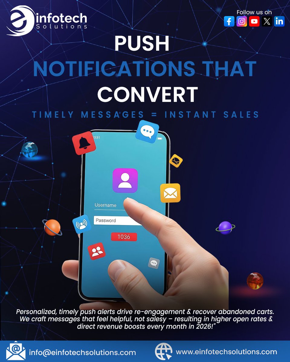 einfotechsol's tweet photo. 🚀 Launch your mobile app in 2026 with E Infotech Solutions!

📱 Custom Android &amp; iOS Apps
🔔 Smart Push Notifications
💡 In-App Experiences
📊 Analytics &amp; Optimization
Build. Engage. Scale.
🌐 https://t.co/ivjh65sRrP
#MobileAppDevelopment #AppDevelopment #AndroidApps #iOSApps https://t.co/idLDlGuOMr