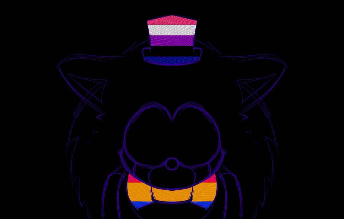 FnasCloney's tweet photo. [Though the hedgehog seems a bit 

Shy

He shows himself anyway]

(Happy pride month..) https://t.co/vgbaVJOCTf