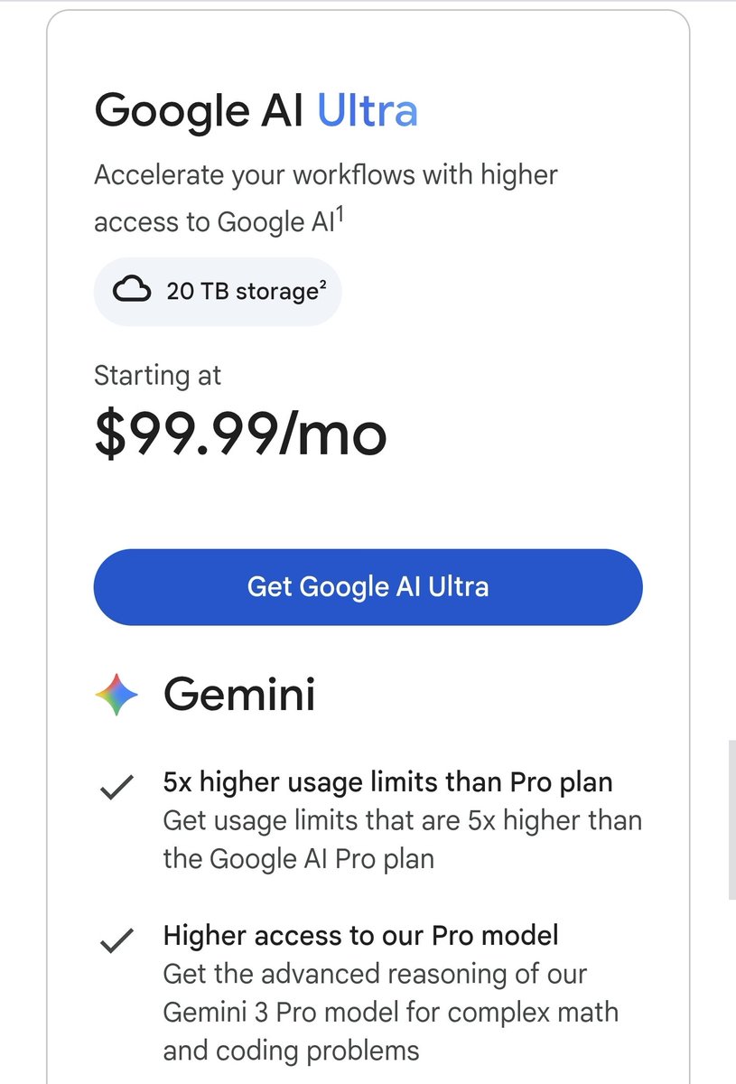 WorkaholicDavid's tweet photo. Google AI Ultra should be free on Pixel phones. https://t.co/h8vY8lQSkC