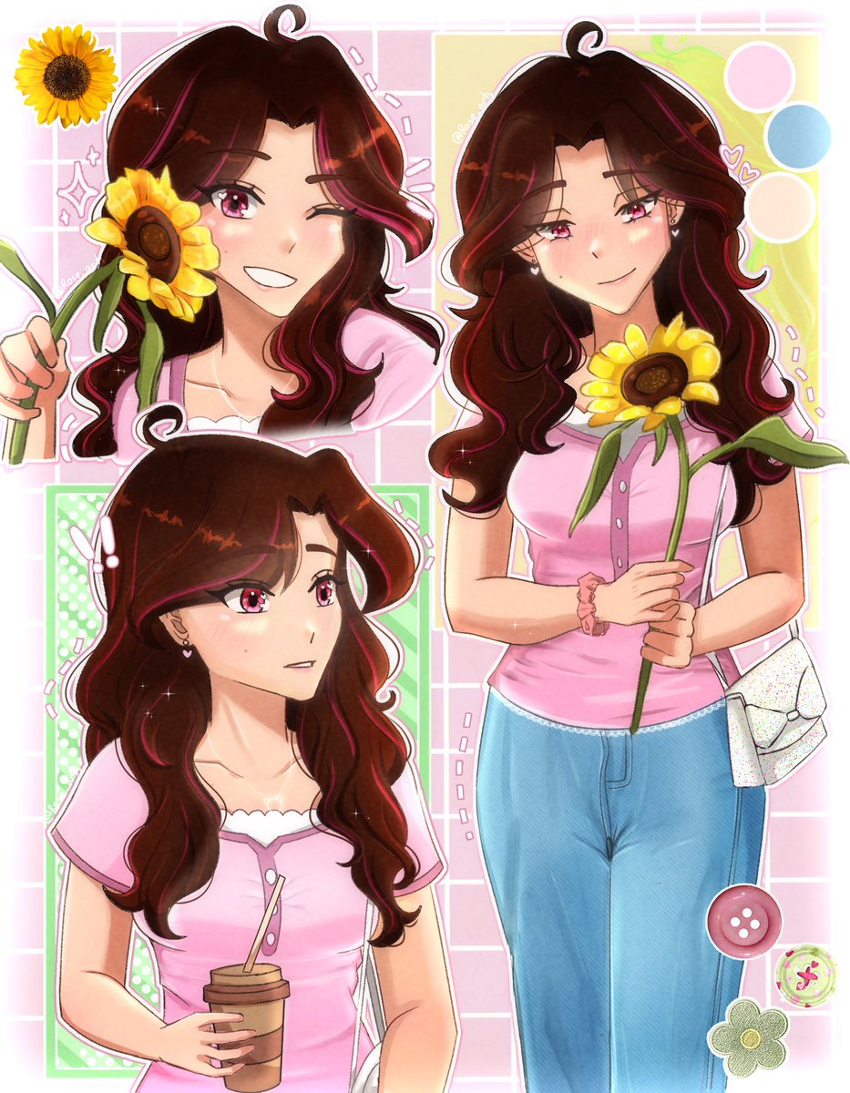 Roseworld_arts's tweet photo. My Persona🌻 

#digitalart #art #smallartists #clipstudiopaint https://t.co/yKlJlsDDpT