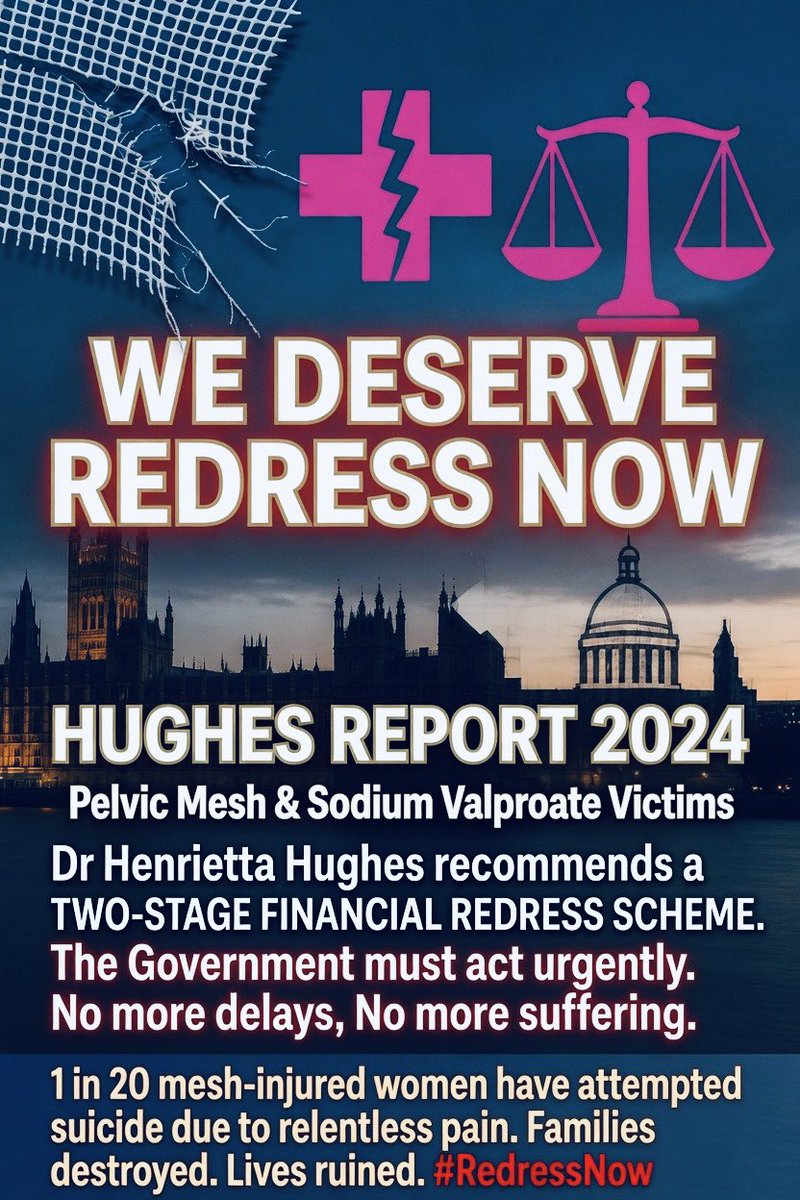 SusanMorgan19's tweet photo. #redressnow #mesh #valproate #primodos https://t.co/p18VRiiLSj