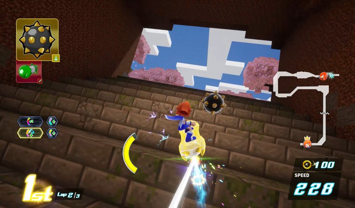 SayJonny_'s tweet photo. So DRE is the problem? Then explain how I am able to gap a lobby with a nerfed lvl 4 build? (2nd lap minecraft and people still haven't made it to the nether yet)

#SonicRacingCrossWorlds #SRCW #ソニックレーシングCW https://t.co/p9CUumeBPM