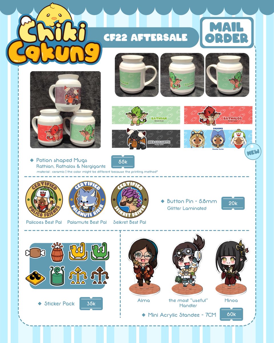 mearwynn's tweet photo. ❤️&amp;🔁are appreciated!!

Mearwynn - aftersales Mail Order Open!!

📅 Periode Mail Order : 1 Juni s/d 7 Juni 2026 
🔗 Form : https://t.co/xNFmlFwH2P
🐾 Fandom : Monster Hunter, Pokemon, &amp; Hololive

#CF22 #comifuro22 https://t.co/KKNRfdEx11