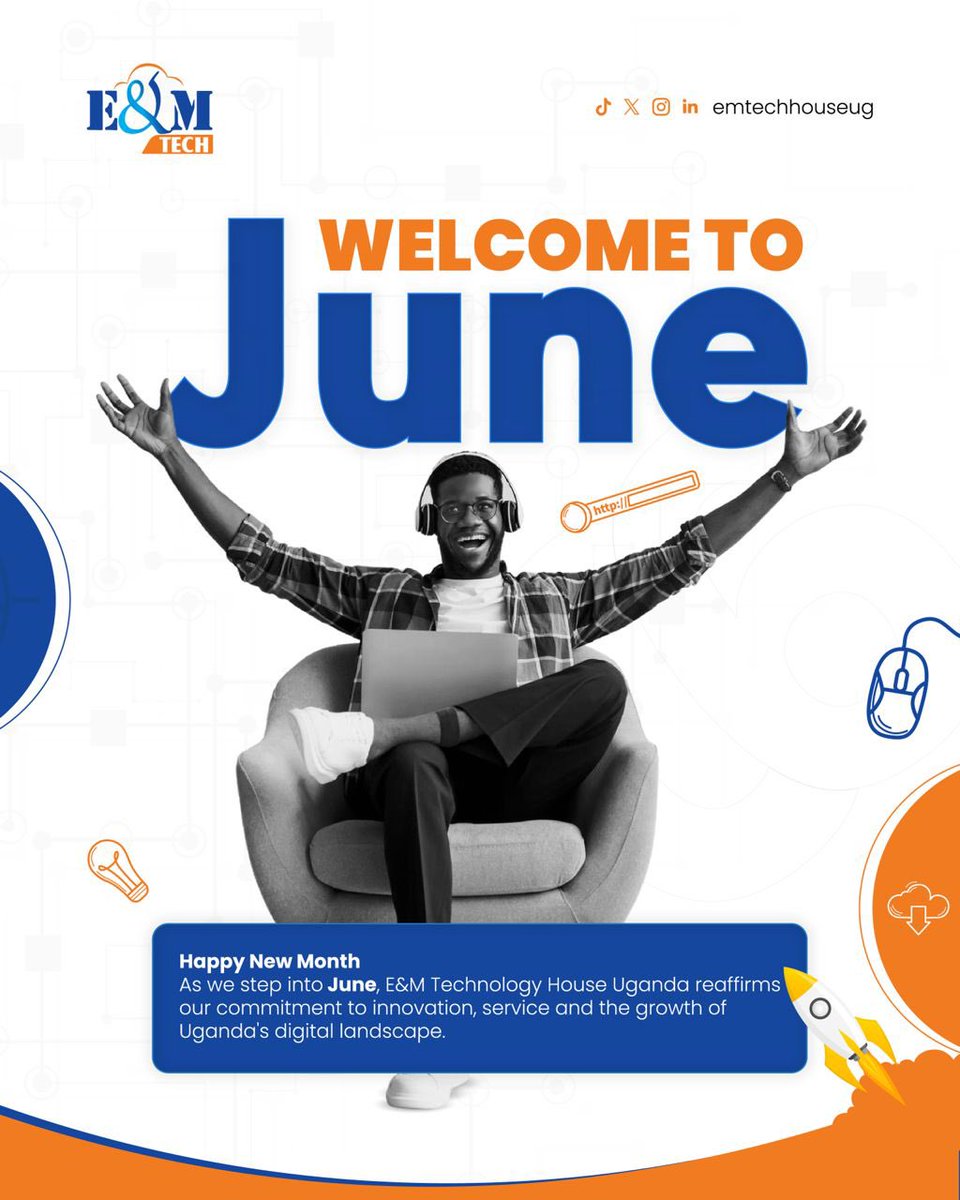 emtechuga's tweet photo. A new month is a reminder that progress is a continuous journey, not a destination. As we step into June,we reaffirm our dedication to building technology solutions that matter to businesses and strengthen Uganda's digital foundation. 

Happy new month.

#EMTechHouseUganda
#ASCENDApprentinceshipProgram
#HappyNewMonth