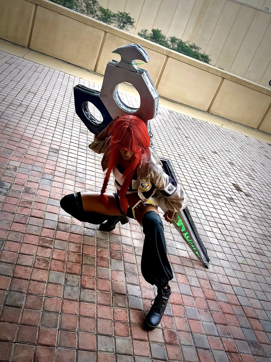 yo_its_drea_'s tweet photo. “Keep singing for me big guy!” 

Here’s some more Riyo for yall!🙂‍↕️
#gachiakuta #riyoreapercosplay https://t.co/0FRnSxyhyl