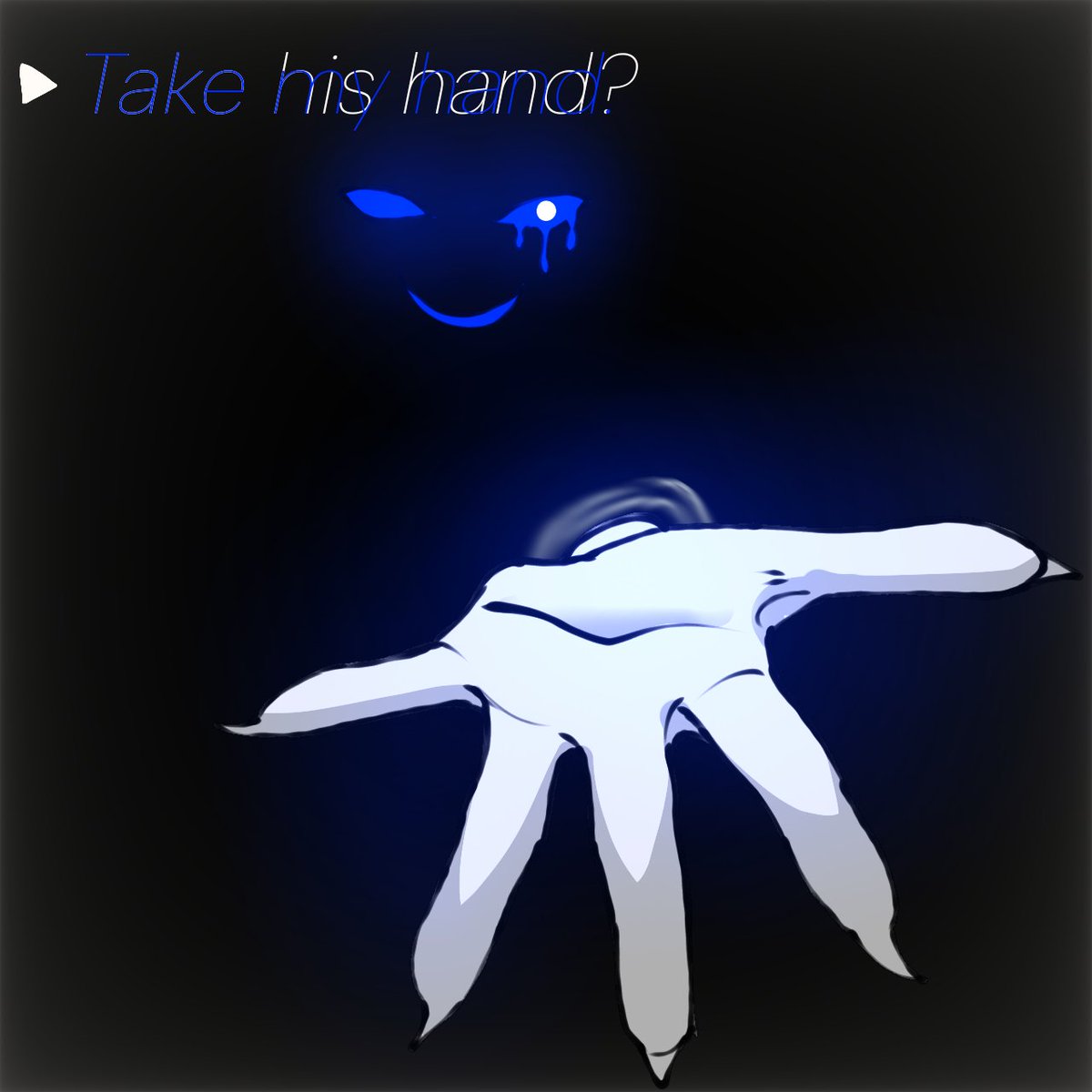 Fuichiii's tweet photo. Only if there are ones who'll actually hold his hand until the end.

One that will only hold his and only his.

You can't take Jester, Harlequin, Pierrot or Doc's hand. Only his. 🎩💙

#thefreakcircus (Alternate Ending 1/2) https://t.co/fGwWdozTGk