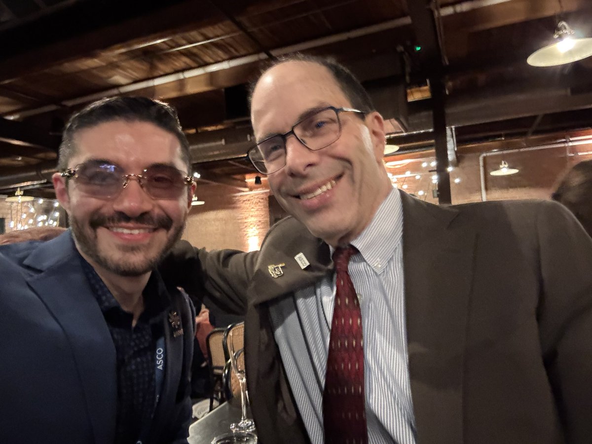 DrArturoAI's tweet photo. Congratulations to Dr. Eric Small @ASCOPres for a fantastic #ASCO26 meeting, and hosting a great @ASCO President’s Reception 👏 https://t.co/LlZDhQXII1