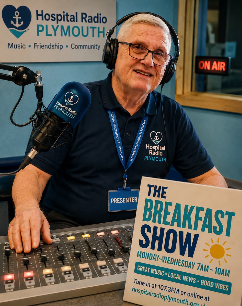 johngerrans's tweet photo. Monday morning 1st of June got the blues then let me cheer you up with uplifting music news quizzes travel and more on HRP breakfast show at 7am https://t.co/RwkaGNUYlg @hospitalradio @NHSP_Plymouth @olver25 @Skyline_Coach @PLsportsnews @RDInUHP @UHP_IMT @UHP_NHS @VolunteeringUHP https://t.co/csqa7ZIM6Y