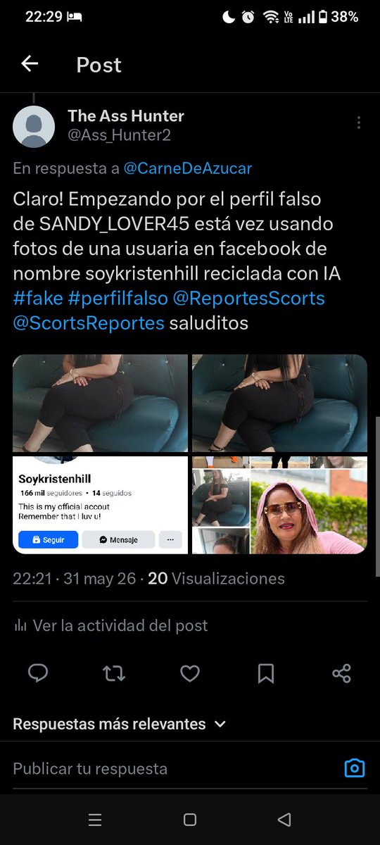 Ass_Hunter2's tweet photo. @MarkoEscalanteN Conste que tú lo dijiste hermano. SANDY_LOVER45 ES PERFIL FALSO https://t.co/2cGVt4PjTU